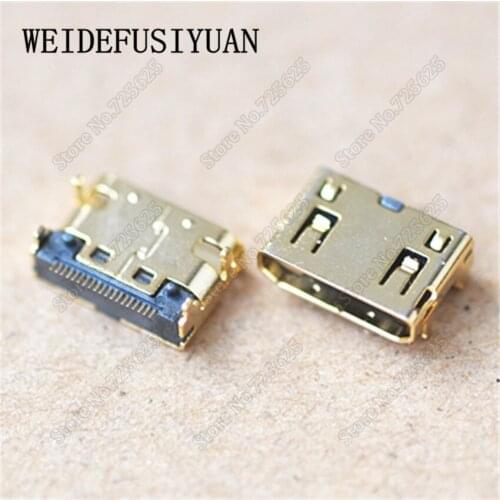X10pcs HDMI Jack Female Socket Port USB Jack Connector