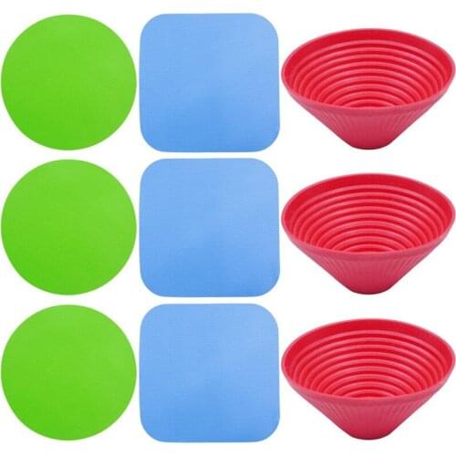 3pcs/set Silicone Jar Gripper Pads Round Jar Opener Kitchen Anti-Slip Coffee Coasters Multi-Purpose Bottle Lid Openers 12.5cm