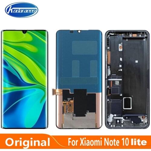 Display Replacement 6.47"For Xiaomi Mi Note 10 lite LCD Touch Digitizer Screen For Xiaomi mi Note 10Lite M2002F4LG M1910F4G