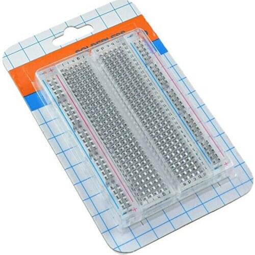 New 400 Tie Points Solderless PCB Breadboard Mini Universal Test Protoboard DIY Bread Board for Bus Test Circuit Board