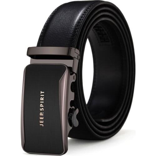 Luxury Brand Genuine Leather Belt for Men Business Casual Cowskin Split Leather Mens Belts Automatic Buckle Designer Waist Belt