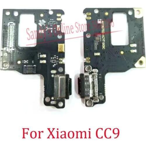 10 PCS New USB Charging Board Dock Port Flex Cable For Xiaomi Mi CC9 Micc9 / Mi 9 Lite Charger Port Connect Baord Repair Patrs