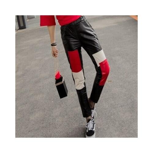 Top brand Fashion 2020 New Real Sheep Leather Pants BP41 high quality