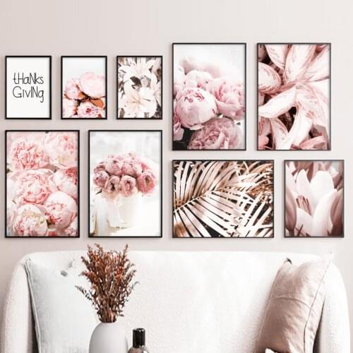 5d Diy Home Decor Pink Peony Diamond Embroidery Full Diamond Painting Cross Stitch Kits Diamond Mosaic