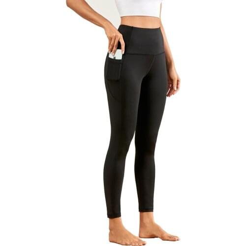High Waist Black Leggings with pockets Push Up Sport Women Fitness Running Yoga Pants Energy Elastic Trousers Gym Girl Tights