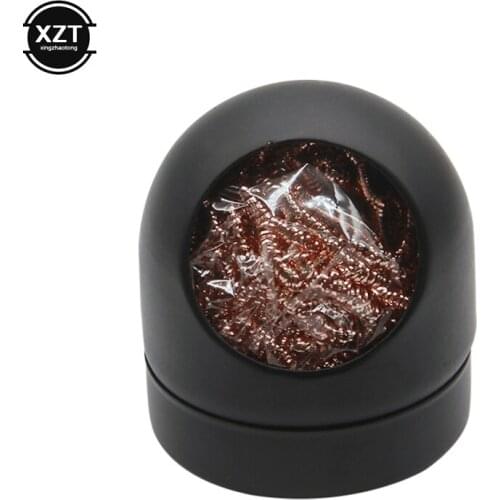 Desoldering soldering iron mesh filter cleaning nozzle tip copper wire ball clean ball dross box Cleaning Ball