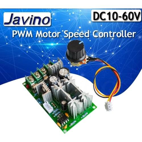 DC10-60V DC 10-60V Motor Speed Control PWM Motor Speed Controller Switch 20A Current Voltage regulator High Power Drive Module