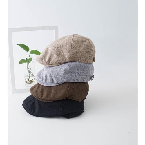 New Summer Men Hat Berets Cap Golf Driving Sun Flat Cap Adjustable Berets Caps for Men Casual Peaked Hat Visors Casquette Hats