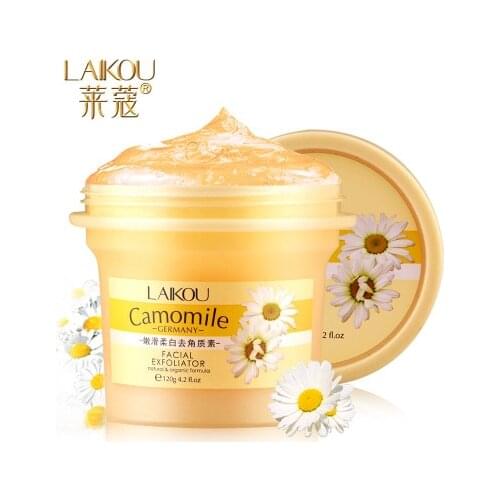 Natural Orgonic Germany Camomile Extract Bodyexfoliating Deep Cleansing Facial Gel Scrub/go Cutin Face Exfoliating Cream
