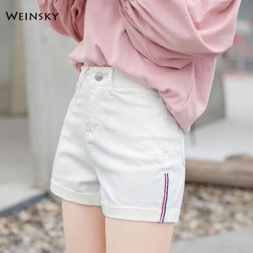 New Women Fashion Denim Shorts Plus Size Summer Casual Style Stretch Jeans