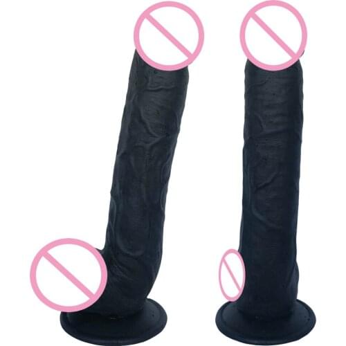 HOWOSEX 28*5cm Huge Dildo Realistic Big Dildos Suction Cup Strong cock Penis Flexible Large Dick Anal Sex Toys for Woman