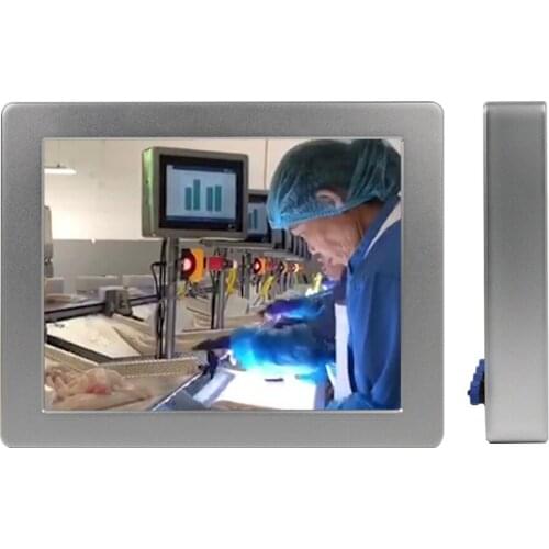 QI YU TAI industrial pc 10.4" LED resistive touch Quad Core J1900 CPU mSATA aluminum thin profile for food manufacturing