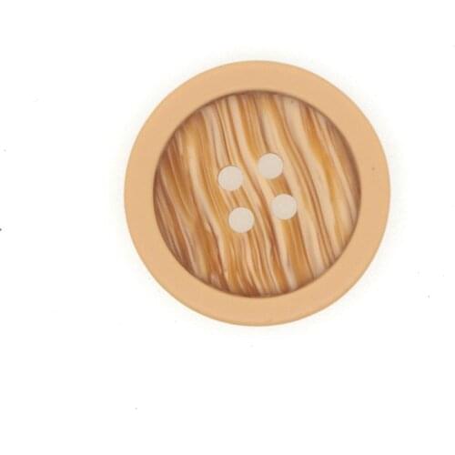 50PCs Resin Sewing Buttons Scrapbooking Round Buff Four Holes Clothing 4 Sizes Costura Botones Decorate bottoni botoes S1024