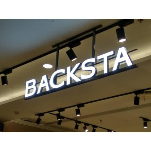 Shopping Mall Advertising LED Lighting signs bulb letter