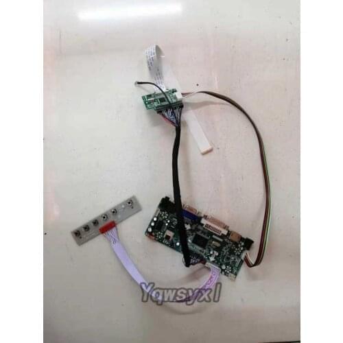 Yqwsyxl Control Board Monitor Kit for B156HTN03.6 HDMI + DVI + VGA LCD LED screen Controller driver Board