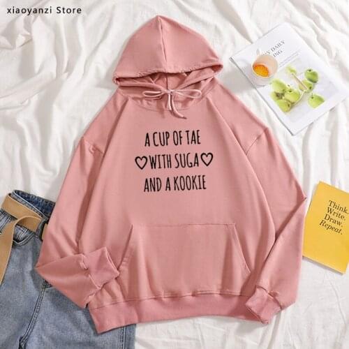 Tae Suga Kookie hoodies KPOP Agust D sweatshirts Women Casual Suga Min Yoongi Kpop sportswear hoodies Cotton Graphic pullovers