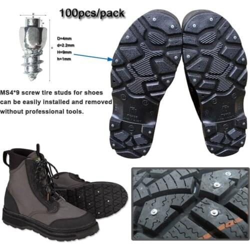 Winter 9mm Carbide Screw Tungsten Tire Studs Snow Spikes Anti-Slip Anti-ice for Bikes Motorcycles with Installation Tool