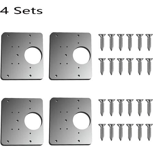 1/2/3/4PCS Hinge Repair Plate for Cabinet Furniture Drawer Window Stainless Steel Plate Repair Accessory Furniture Accessories