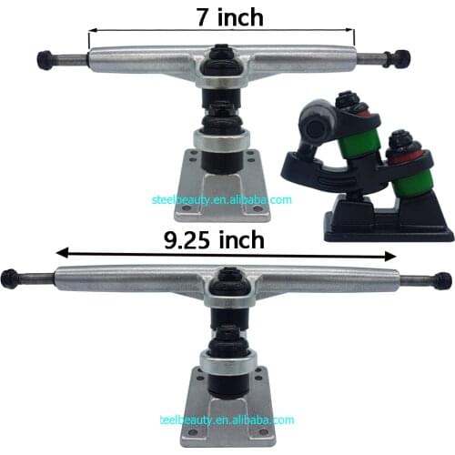 1 Pair double floor longboard Trucks 7inch 9.25inch skateboard bracket trucks 1year quality warranty gravity casting technology