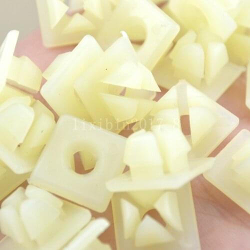 10pcs Bumper Clips 1/4" (#14) Plate Screw Grommet Fender Trim Mountings Nuts Clamp for Chevrolet