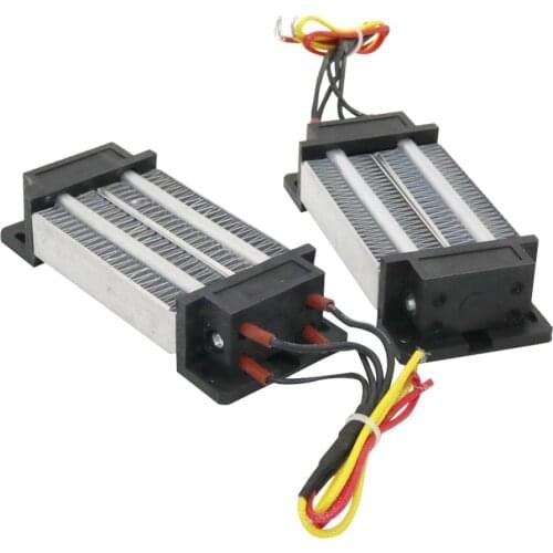 2 Pcs Electric Ceramic Thermostatic PTC Heating Element AC/DC 220V 200W Heater Insulated Air Heater Poultry Hatching Accessories