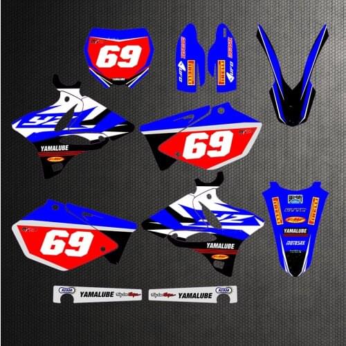 3M Stickers Decals Graphics kits For YAMAHA YZ125 YZ250 2002 2003 2004 2005 2006 2007 2008 2009 2010 2011 2012 2013 2014 YZ 250