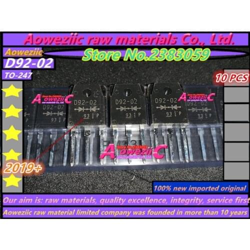 Aoweziic 2019+ 100% new imported original ESAD92-02 ESAD92 02 D92-02 TO-247 fast recovery rectifier tube two level 20A/200V