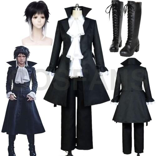 Bungou Bungo Stray Dogs Cosplay Chuya Nakahara Ryunosuke Akutagawa Cosplay Costume Suit Halloween Carnival Costumes wig Shoes