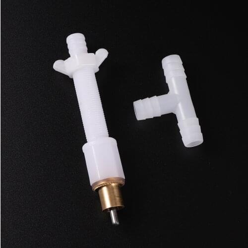 50 Pcs New Rabbit faucets Copper extended Automatic waterers White Rabbit equipment Wholesale Size 7.4cm
