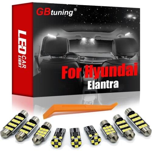 Canbus Error Free LED For Hyundai Elantra XD HD MD UD AD 2001-2020 Vehicle Car Dome Lamp Interior Reading Accessories Light Kit