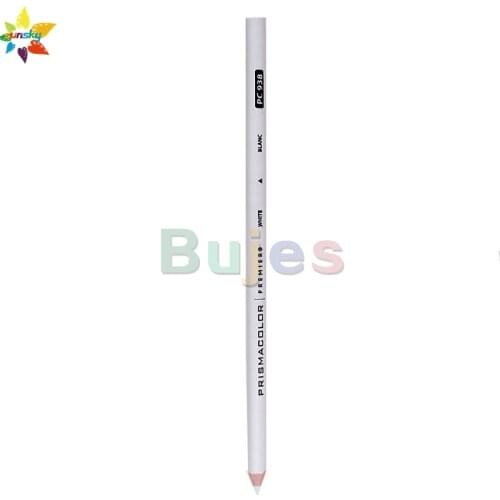 2PC Sanford Prismacolor oil pencil PC935 PC938 white black single color draw pencil oily pencil 4.0MM soft big core paint pencil