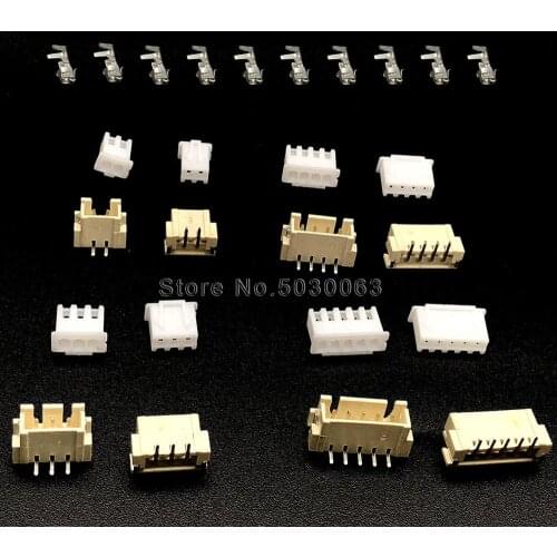 Sets XH 2.54mm Pitch 2p/3p/4p/5p/6p/7p/8p/9p/10p XH2.54 Vertical SMD Male female Wire Connector Terminal Kit/Housing/ Pin Header
