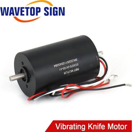WaveTopSign Vibrating Knife Motor 16000rpm Voltage 24V Shaft Diameter 5mm for Small Machine Tool Spindle and Vibrating Knife