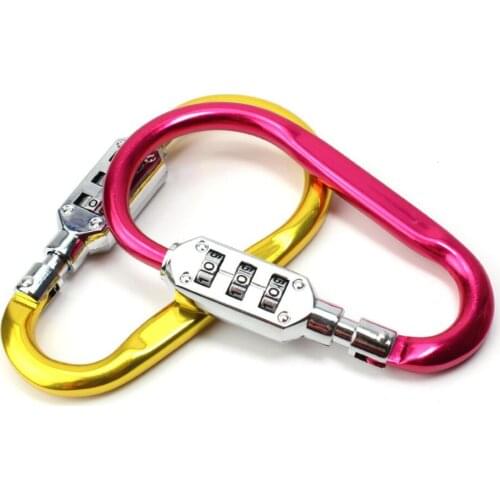 Firm Portable Luggage Padlock Zinc Alloy Security 3 Combination Travel Suitcase Luggage Security Password Lock