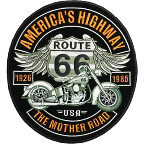 Custom embroidery patch Punk Biker Embroidery Sew On Iron On Patch Badge Fabric Applique Craft Transfer