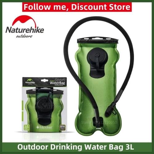 Naturehike Water Bag 3L Drinking Antibacterial Water Bottle Sports Tourism Water Bladder Water Jug Cycling Running Water Bottle