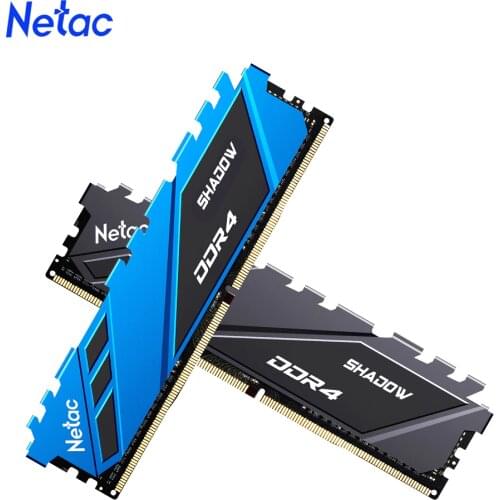 Netac Memory Ram DDR4 3200MHz 8GB 16GB XMP Memoria DDR4 RAM Desktop Dimm with Heat Sink for AMD Intel