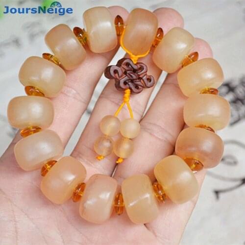 Wholesale Natural Sheep Claw Bracelets Buddha Beads Hand String for Women Men Rosary Tibetan National Style Bracelet Jewelry