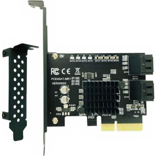 Marvell 88SE9230 SATA PCI Express 4 Ports Expansion Card SATA Controller PCI-E Raid Card PCI E to SATA3.0 Adapter Converter Card