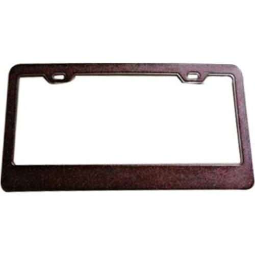 DIY Crafts Jewelry Epoxy Resin Mold License Plate Frame Casting Silicone Mould 85LF