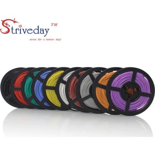 30 meters/roll ( 164ft ) 18AWG Silicone stranded wire Cable Tinned copper Wire DIY Electronic wire 10 colors Can choose