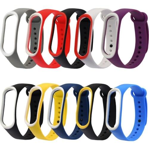 10pcs Replacement Wristband Watch Strap Band Belt for Xiaomi Mi 3 Band3 Mi3 Miband 3 Smart Bracelet Accessories