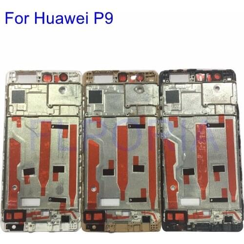 Middle Frame Front Bezel Housing Front Frame For Huawei P9 Black White Gold