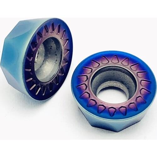 Carbide turning tool RPMT1204 RDMW1204 high quality blue nano coating internal turning tungsten carbide tool metal cutting tool