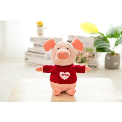 Comfortable Pp Stuffing Material Plush Pig For Valentines Day High Quality For Pillpw Toy