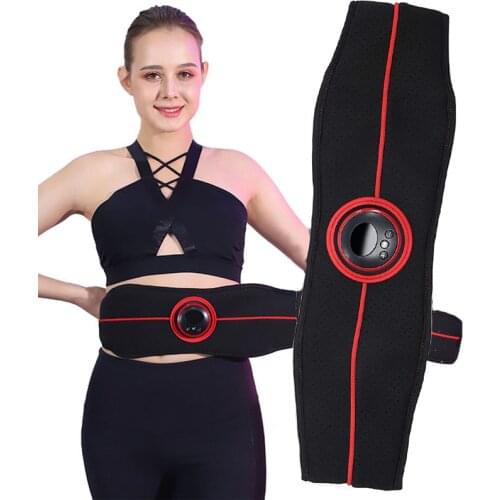 EMS Abdominal Muscle Stimulator Waist Slimming Belt Electric Intelligent Shaping Belt Fat Burn Weight Loss Fitness Equipment New