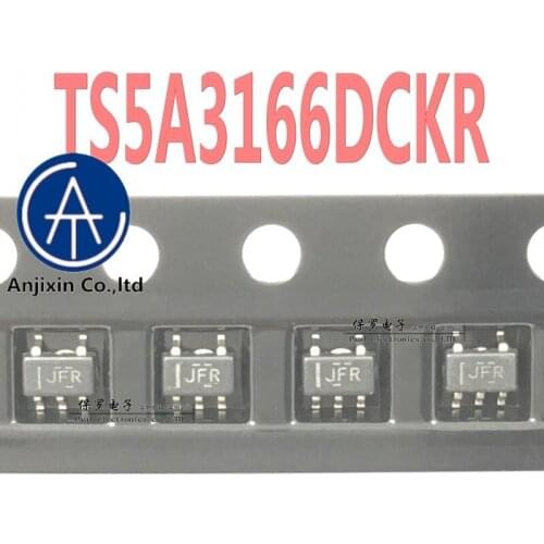 10pcs 100% orginal and new analog switch TS5A3166DCKR TS5A3166 silk screen JFR SC70-5 in stock