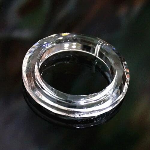 100PCS Factory price 38mm crystal curtain pendant for crystal glass strand pendant / wedding garland decor window home craft