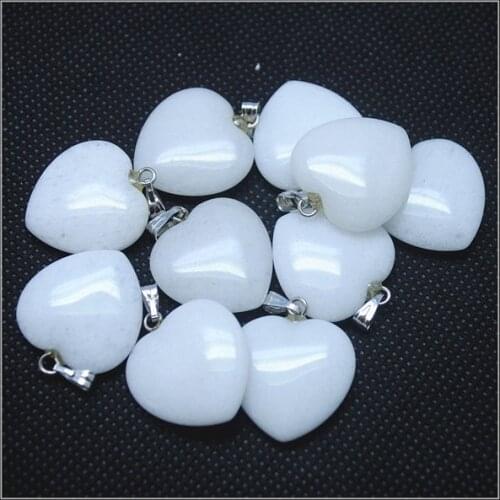 5pcs natural gem stone stone pendants size 20mm white jadee spot laboradorite black onyx rhodorite lapis lazuli carnelian