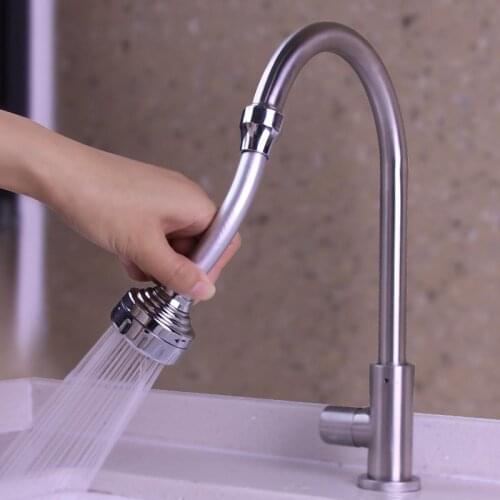 The Kitchen Long Faucet Aerator Is Easy To Use Pvc Electroplating Bathroom 4 Type Faucet Accessories